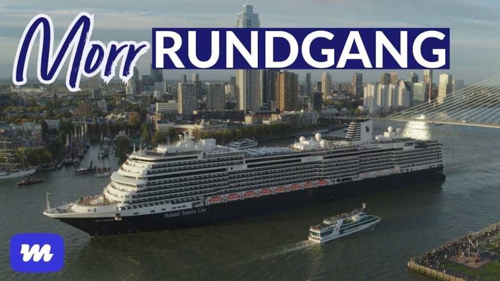 Willkommen an Bord der Rotterdam: Matthias Morr präsentiert einen Rundgang auf dem Flaggschiff von Holland America Line.